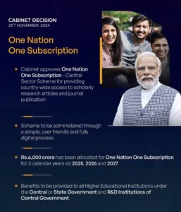 One Nation one subscription Yojana 2014