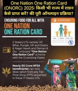 One Nation One Ration Card (ONORC) 2025