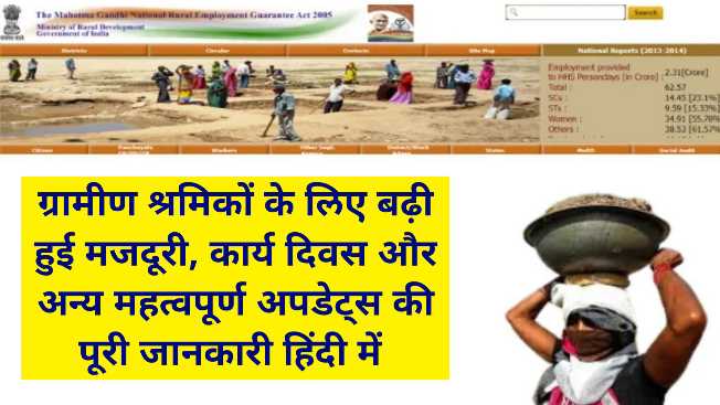 MGNREGA 2025 new wage rules for rural workers