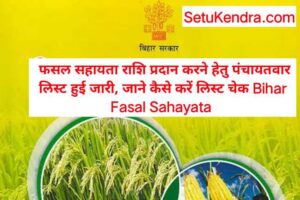 Bihar Fasal Sahayata Yojana Panchayat List 2025