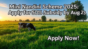 Mini Nandini Scheme मिनी नंदिनी योजना: 23 अगस्त तक करें आवेदन, जानें सब्सिडी और आवेदन प्रक्रिया मिनी नंदिनी कृषक समृद्धि योजना 2025 के तहत डेयरी खोलने के लिए...