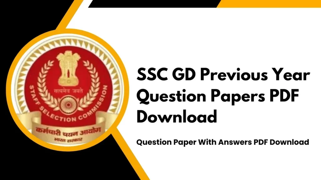 ssc gd 2025 question paper pdf