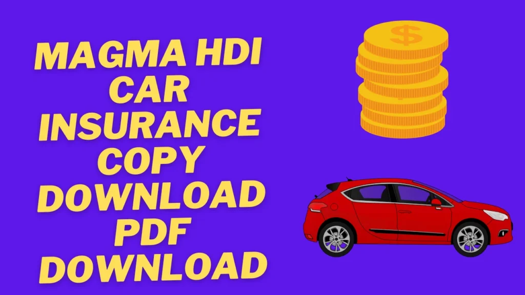 magma hdi car insurance copy download pdf download